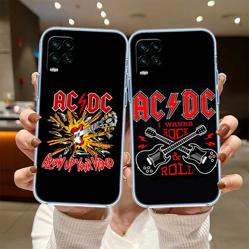 RE1 A-acdc Transparent Phone Case for LG K22 K30 K40 K40S K41 K42 K50 K50S K51 K51S K52 K61 K62 K71 K92 Q60 Q61 V40 V50 V60