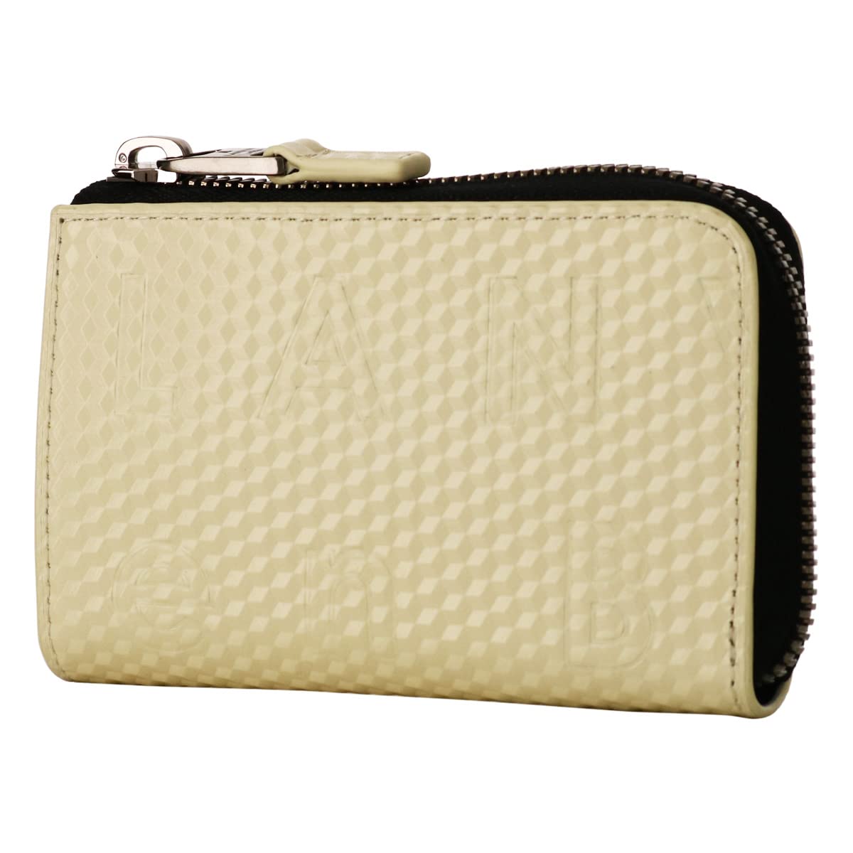 

on Key Case Genuine Leather Water Repellent 546602 Dijon Zipper Smart Key Compatible Card Case Ivory [Lanvin Bleu] Men s L-shaped [45]