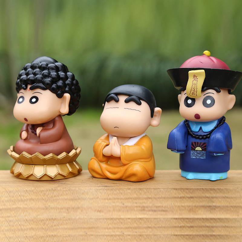 Shinchan Crayon Lotus Robe Pvc Statue For Office And Home Decorations Gifts