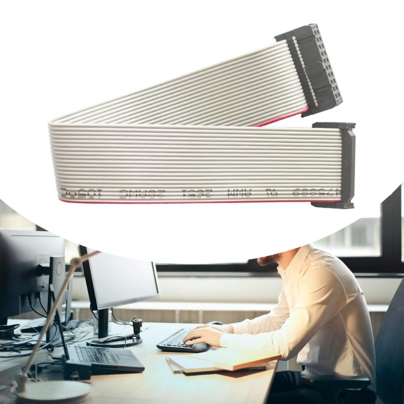 Schnelle Datenübertragung JTAG-Kabel, 20-poliges graues Flachband-Datenkabel für effizientes Debugging und Firmware-Uploads