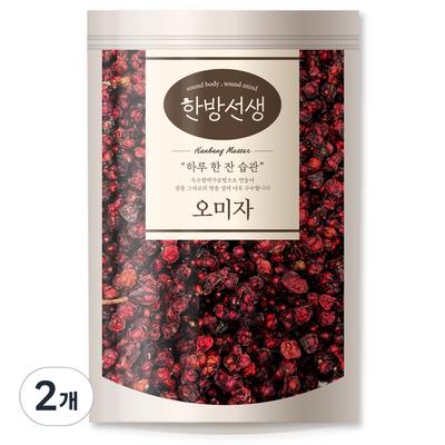Professor de medicina oriental Mungyeong Schisandra chinensis, Schisandra chinensis seca, 100g, 2 peças