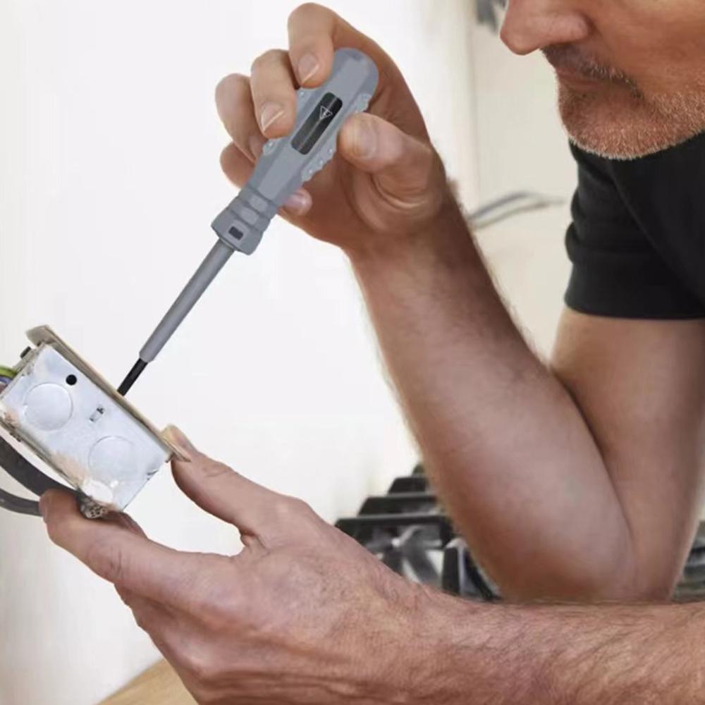 Induktions-Elektroschraubendreher mit zweifarbigem Licht, Mehrzweck-Hochleistungs-Teststift, Elektrikerwerkzeug