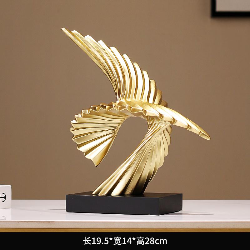 Kreative Figuren Glücksadler Skulptur Künstlerischer Adlerflügel Schmuck Statue personalisierte Büro Schreibtisch Dekorationen Schmuckstück