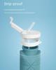 600ml Foldable Silicone Water Bottle: Portable, Straw-Style, Ideal for Outdoor Sports and Travel