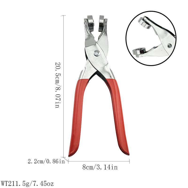 Kit de scule pentru nasturi cu capse: Set Bază Rivet & Perforator pentru Butoni Snap 633/655/831/201