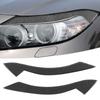 Pair Carbon Fiber Headlight Eyebrow Eyelid Simple Installation Fit for Z4 E89 2009‑2015