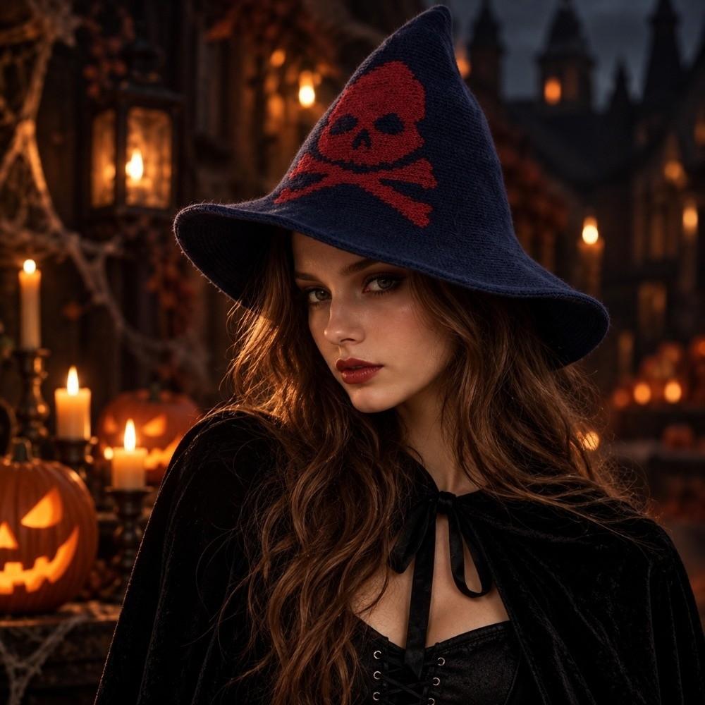 Halloween Masquerade Cap Vintage Festival Decoration Fashion Coseplay Accessories for Women