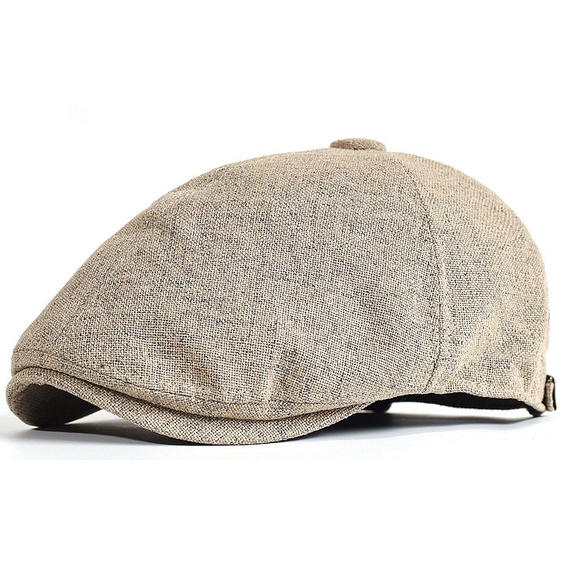 Männer Sommer Baskenmützen Outdoor Atmungsaktive Zeitungsjunge Mütze Frühling Flache Hüte Solide Entenschnabel Hüte Vintage Gatsby Baskenmütze Hut Frauen