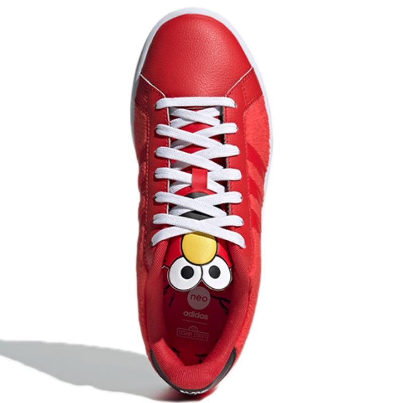 Adidas X Sesame Street Grand Court 'Red Black' Women's Sneakers GX3695