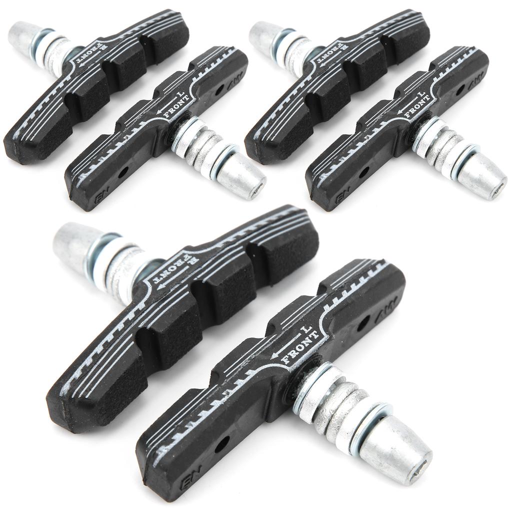 3 Paar Gummi V-Brake Bremsbeläge Blöcke Schuhe Geräuschlos für Mountainbike Faltrad Motocross