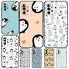 Cute Kawaii Penguin Cover For Samsung Galaxy A34 A24 A54 A14 A52 A42 A32 A22 A12 A51 A71 A53 A33 A23 A13 Case