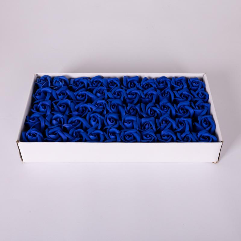50Pcs/Box Soap Roses Romantic Wedding Valentine'S Day Diy Gift Home Decoration Party Flower Decor Supplies