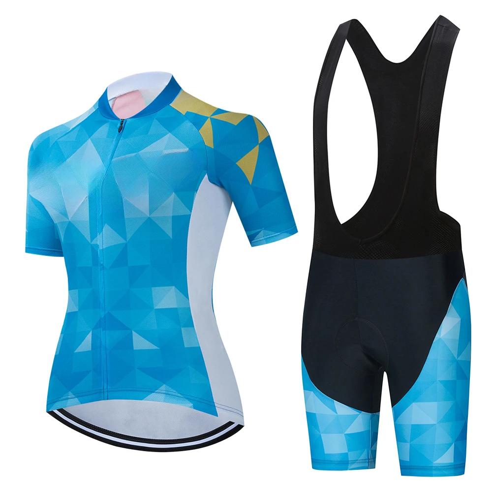 2026 Summer Breathable Cycling Suit Set Mountain Bike Female Women Sportwear Cheap Wholesale Women Clothes Woman Clothing Women's Cycling Shorts Sets
