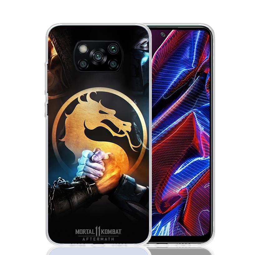 Mortal Kombat Phone Case For Xiaomi Poco F7 Ultra X7 X6 Pro X5 Redmi 15 15C 13 13C 12 12C 10 10A 10C 9 9A 9C 9T Shell Poco X7 X6