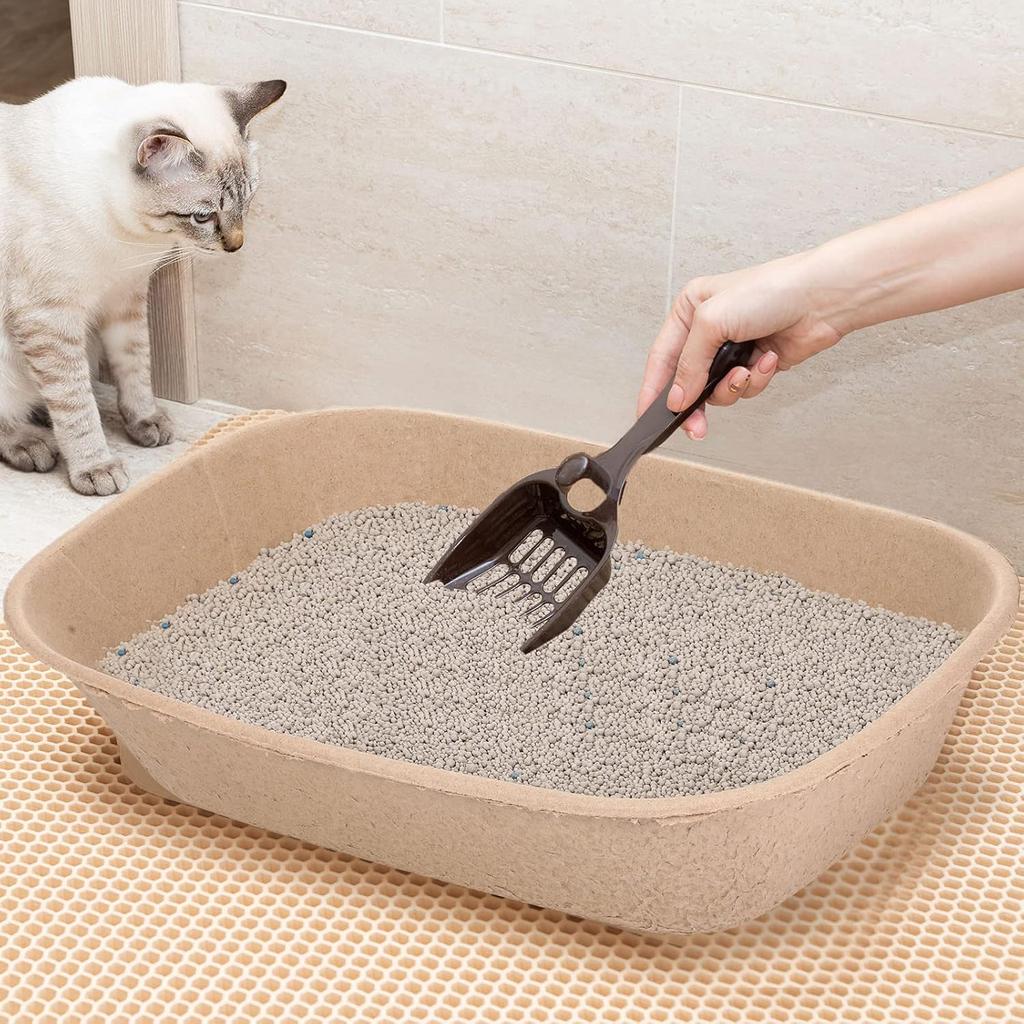 20 Pcs Disposable Cat Litter Box Tray 17.5 x 13.5 in for Home or Travel