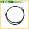 BULLSPANN Motorcycle Brake Hose, Clutch Hose, Hose, For Motorcycles, ATVs, Off-Road Bikes, Universal, Durable, Replacement, Black, Angle 28°, 90cm