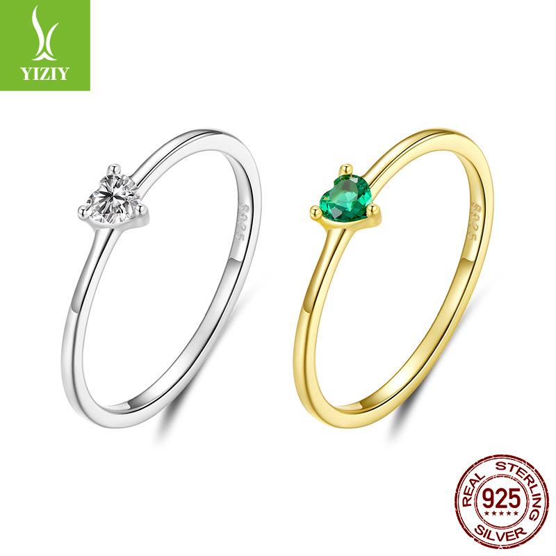 Simple, Exquisite And Small Love Ring Can Be Stacked, Fashionable And Popular S925 Sterling Silver Ring Ring.