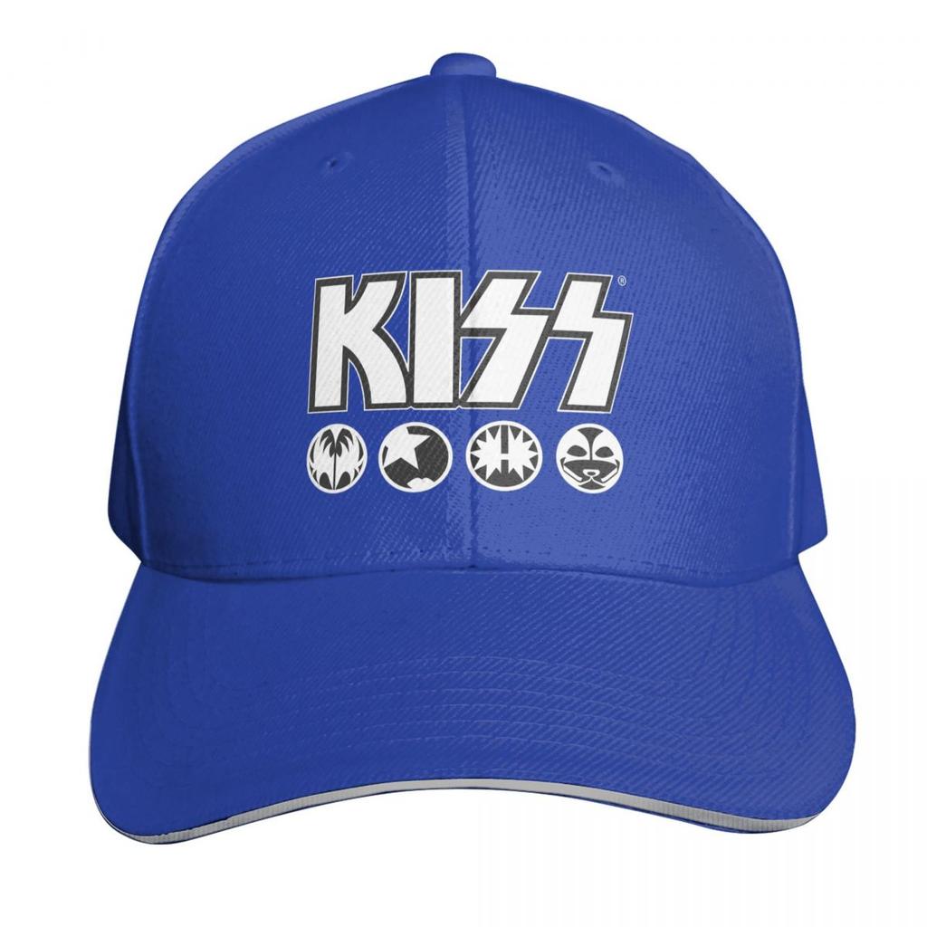 Kiss Rock Band Logo Cap Fashion Casual Baseball Caps Adjustable Hat Hip Hop Summer Unisex Baseball Hats