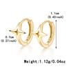 S925 Sterling Silver Versatile Round Star Stud Earrings for Women