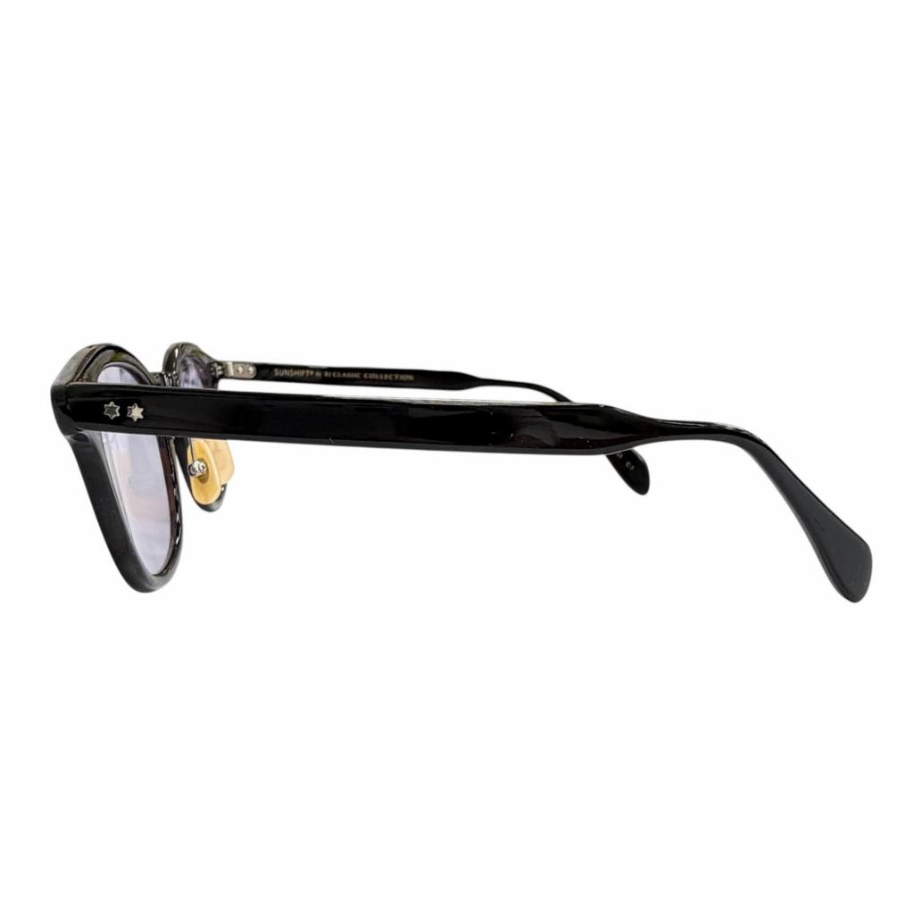 Very Good BJ CLASSIC COLLECTION Sunglasses SUNSHIFT Wellington Black S-P551 Used