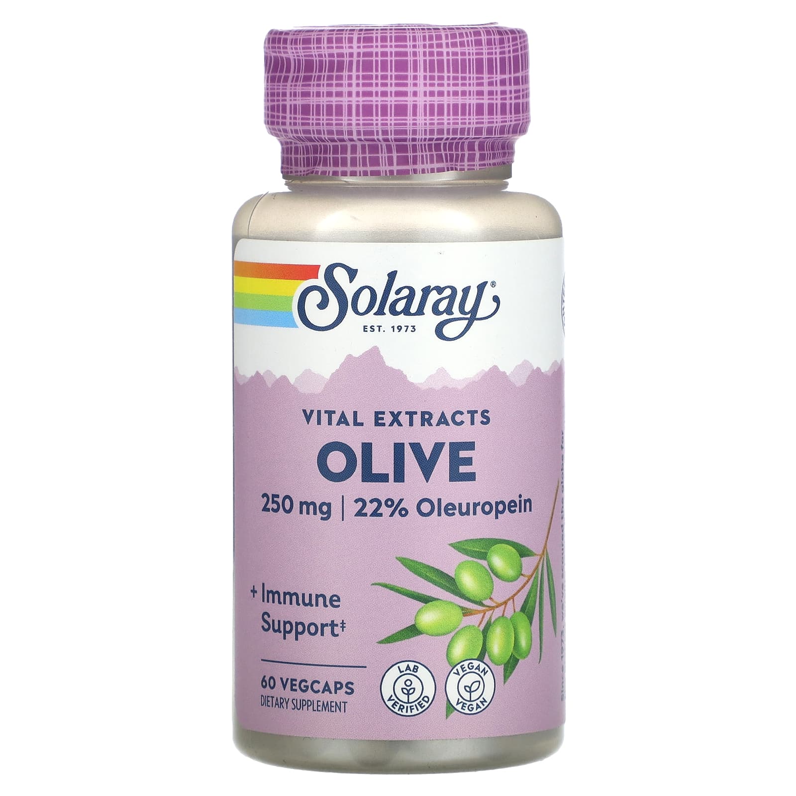 

Vital Extracts, Olive, Veggie Capsules 60
