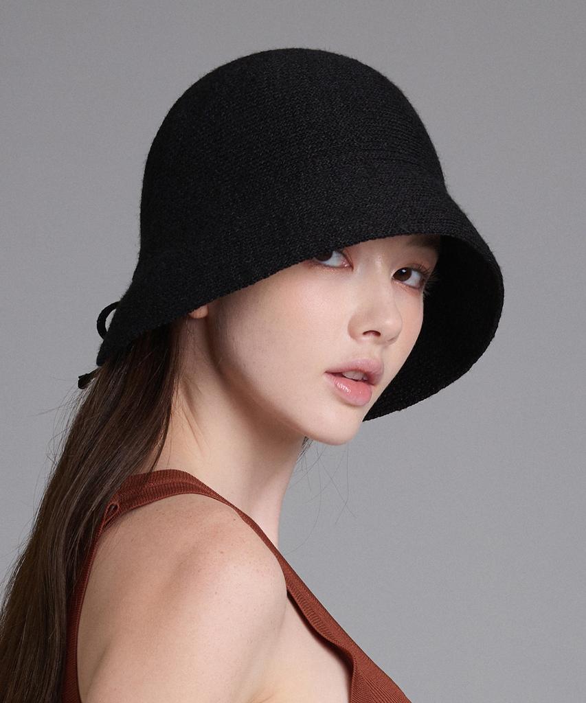 Hwaiteusaenjeu Ribbon Bonnet Hat Bordeaux (6 Colors)