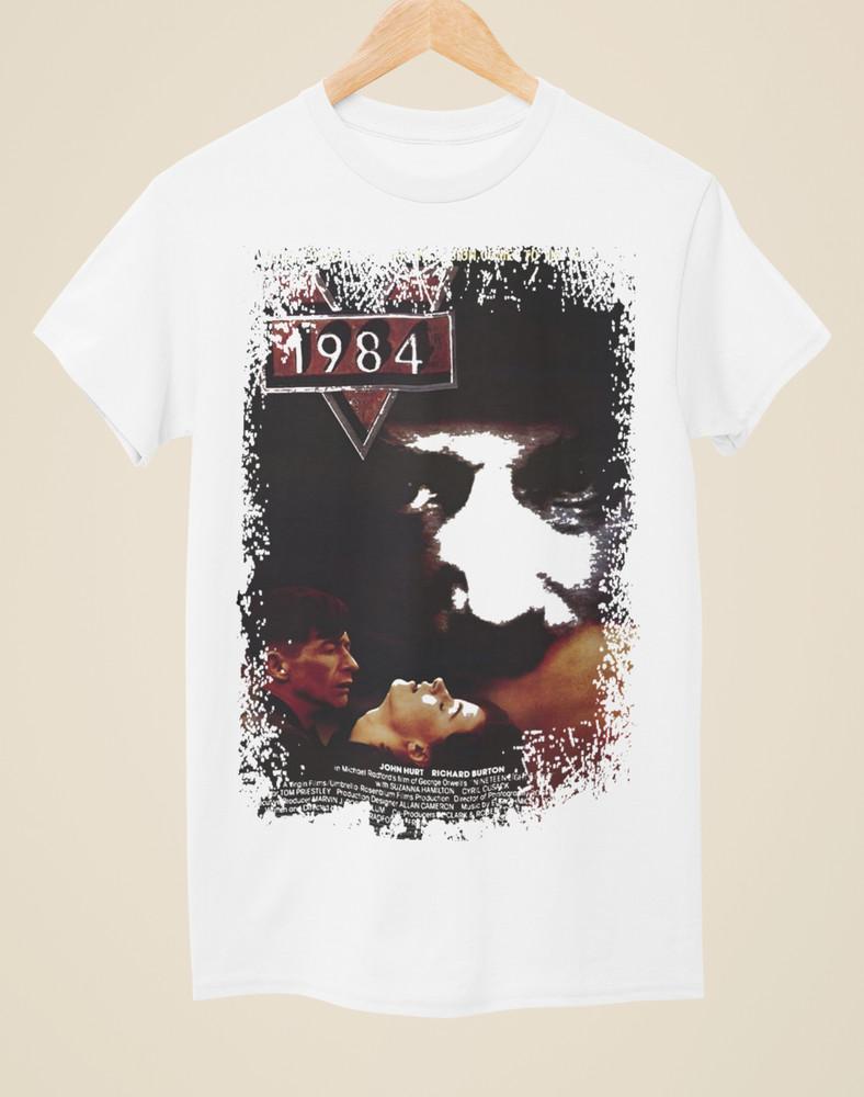 

1984 - Movie Poster Inspired Unisex White T-Shirt Unisex T-Shirt S