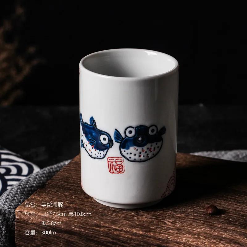 

BEPAN Japanese quaint and wind soup swallow cup retro tea set tea cup high temperature ceramic coffee cup 201-300ml
