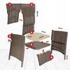 Stuhl Sessel Gartenstuhl für Balkon Terrasse Bequem Allibert + Kissen Beige