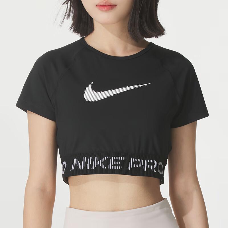 Nike Swoosh Fashion Breathable Casual Short Sleeve T-Shirt Women tops HV3674-010