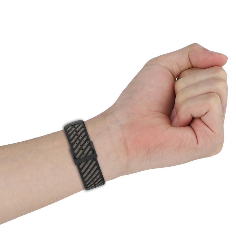 Strong Silicone Sport Straps 22mm Adjustable Replacement Band with Ventilation Holes Waterproof Sports Straps for Race2
