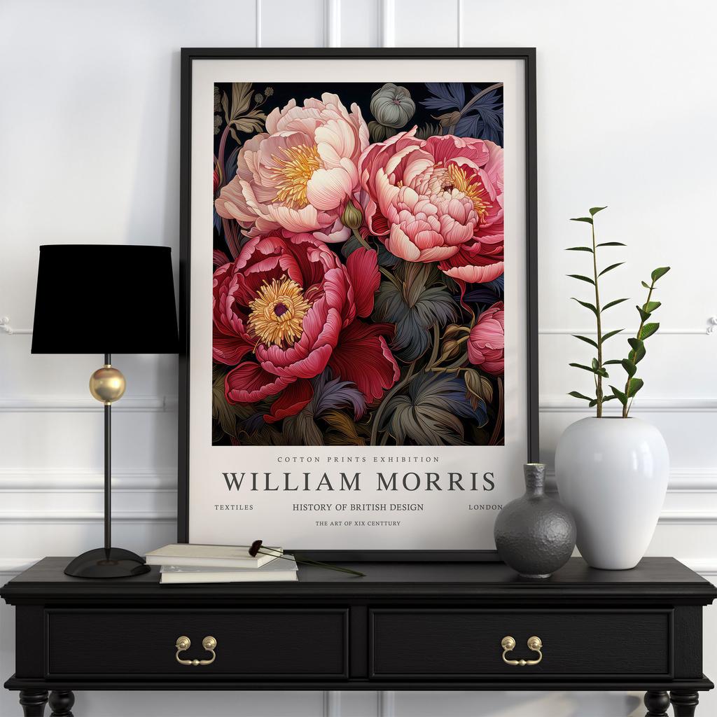 Neutral William Morris Poster Picture Botanical Animals Canvas Prints Vintage Wall Art Decorations for Living Room Exhibition