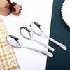 Hotel Cooking Stainless Steel Kitchen Tableware Flatware Soup Spoon Dinner Scoop