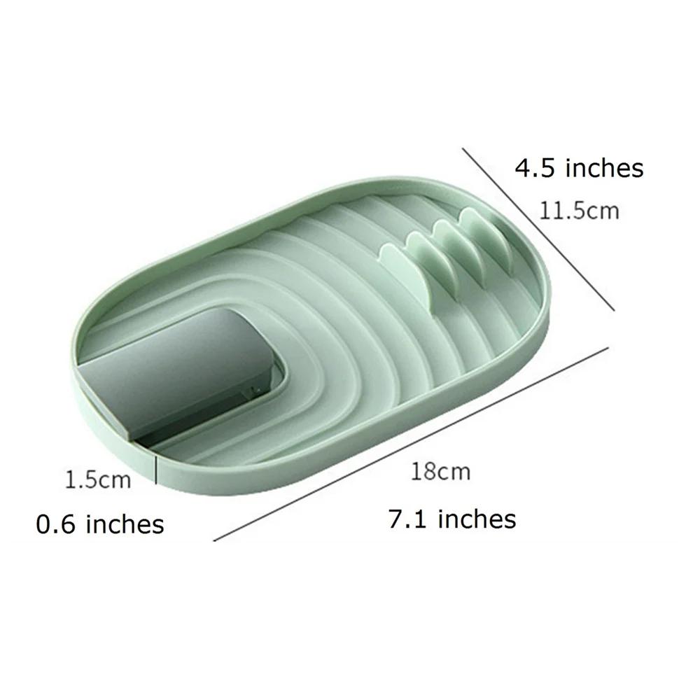 Multifunction Ladle Spoon Rest Holder Utensil Organizer Spatula Holder Racks Pot Lid Storage Pad Kitchen Storage Shelf Plastic