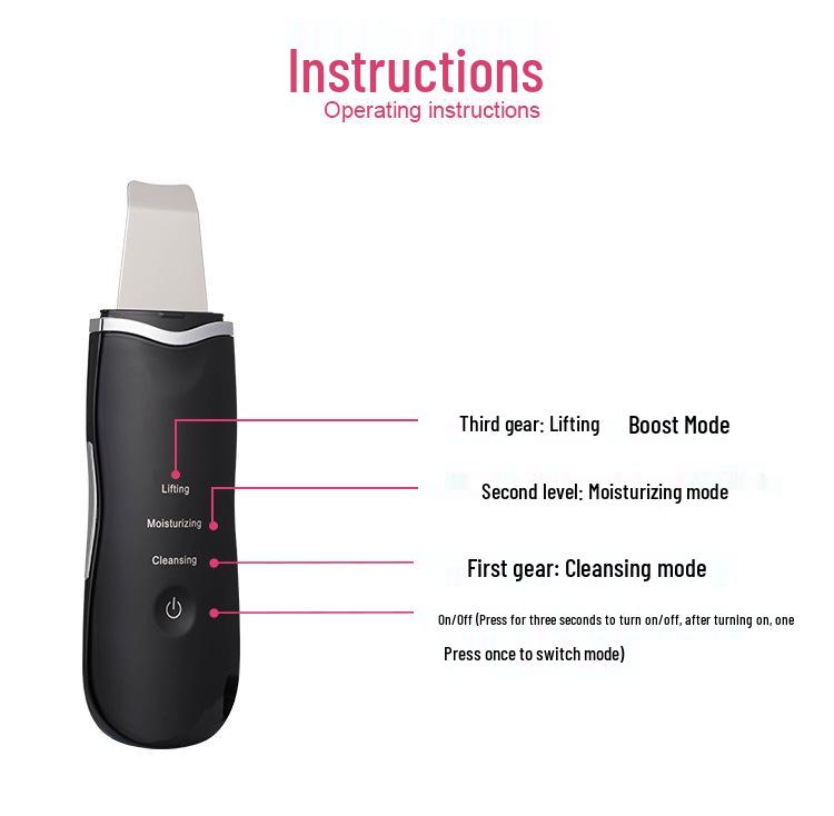 Ultrasonic Blackhead Remover & Facial Exfoliating Cleansing Device