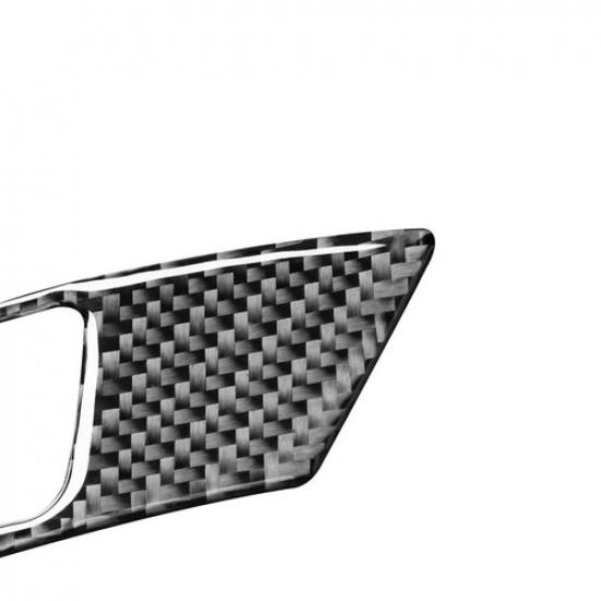 2Pcs Carbon Fiber Steering Wheel Button Cover Trim For Lexus GS300/350/430/450h