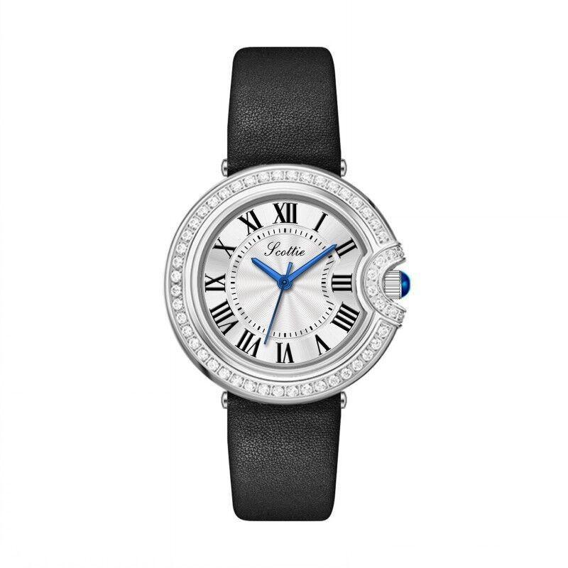 Scottie Gaudi ins wind steel belt diamond women's watch watch female Roman women's temperament watch 9556