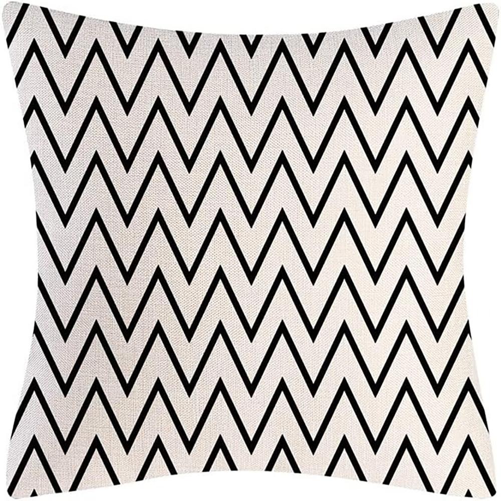 Navy Blue Geometric and Floral Pillowcases, Nautical - inspired EleganceLiving room sofa cushion cover,  bedroom room decoration