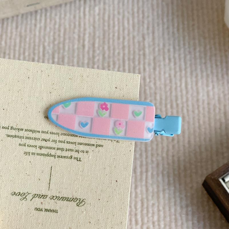 New Polka Dot Dopamine Print Hair Clip - Cute Duckbill Design for Babies and Girls