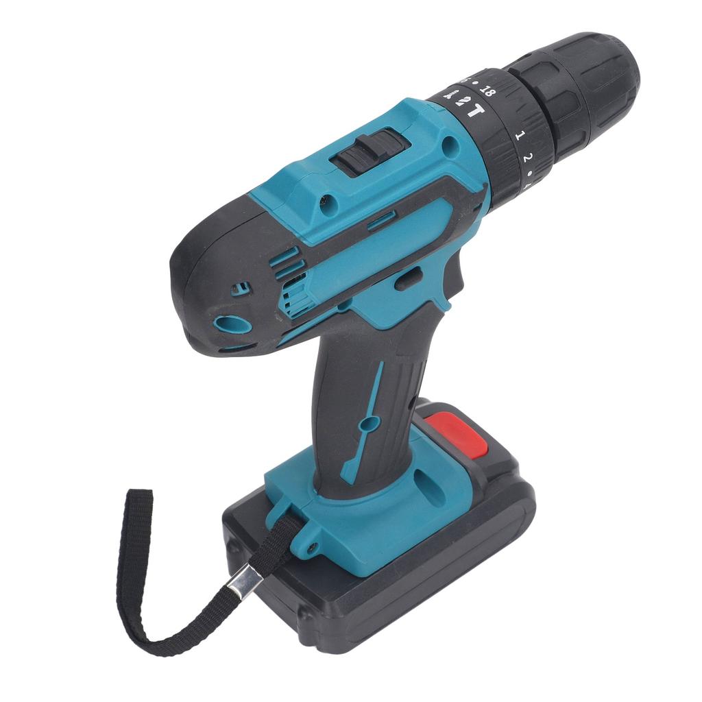 Cordless Drill 2 Gear Speed 38 24 UNF Keyless Chuck Portable Hand Electric Drill with 2 Batteries