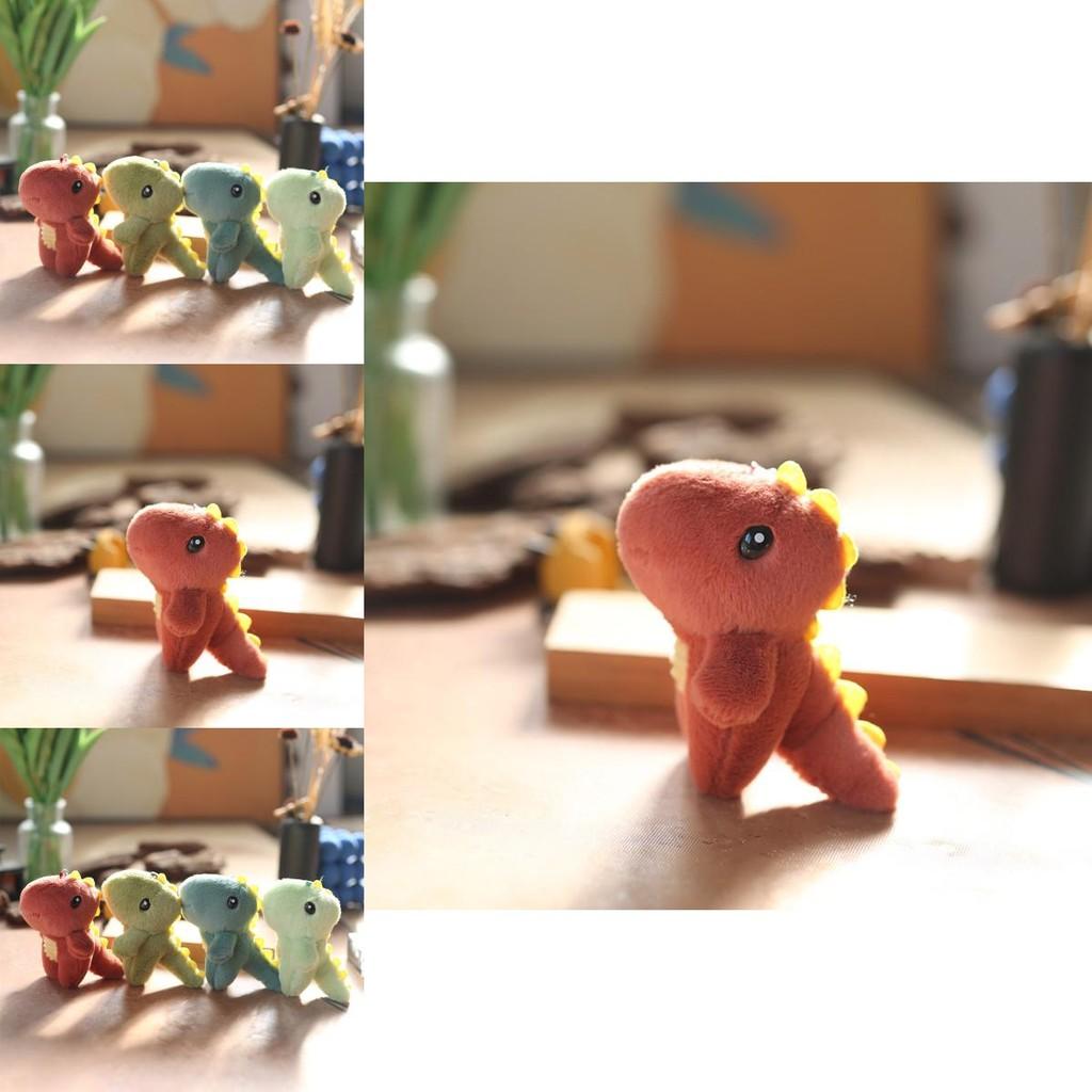 Super Soft Cute Plush Dinosaur Keychain T-rex Stuffed Animal Bag Accessory
