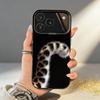 L-Luxury F-Fashion leopard Print Phone Case For iPhone17 16 15 14 13 12 Pro Max Grey Black Matte Laser Metallic Aurora Funda