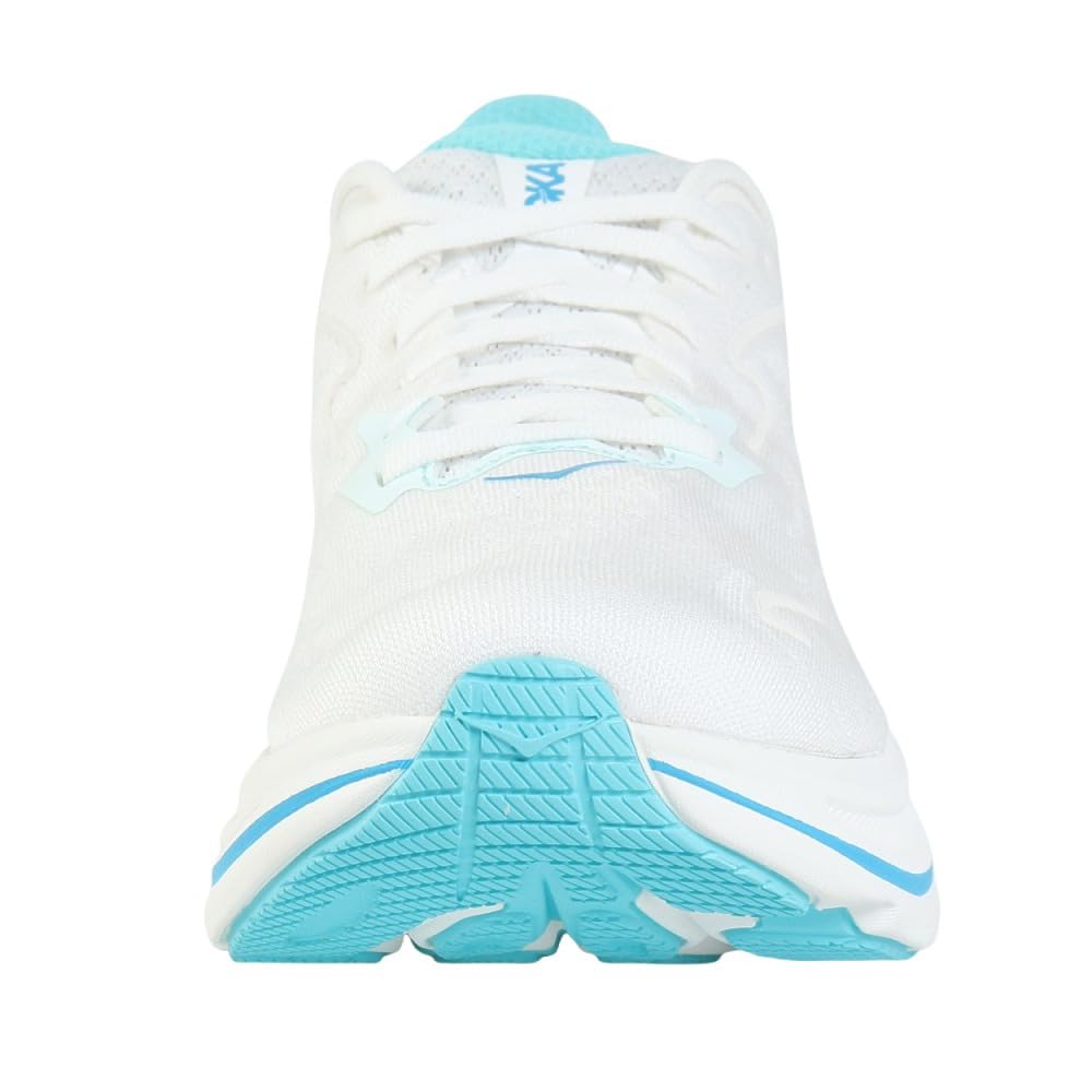 HOKA Clifton 10 Running Shoes Shoes/Jogging (1162030-WKY) (White/Blue/Size 25.0/Men's)
