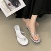 Fashion Bailamos 2025 Summer New Brand Women Slipper Fashion Narrow Band Ladies Casual Slides Outdoor Dress Flat Heel Vacation Sandal