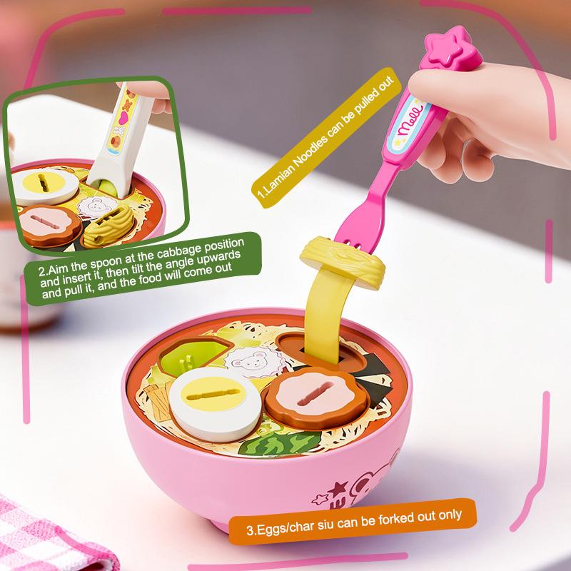 Simulation Food Feeding Toys With Storage Box Bento Hamburger Ice Cream Food Toy Set Dollhouse Kitchen Toys Kid Birthday Gifts