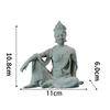 Fish Tank Buddha Meditating Sculpture Home Decor Wide Application Smooth Surface Unique Scenery Fine Workmanship for Yoga Room