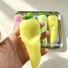 Stretchable Carrot Squishy Toy Shapeable Fidget Sensory Ball Coconut Oil Squeeze  Kids Adults