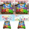 Numberblocks Digital Blocks Bedding Set With Active Dye Printing For Modern Bedroom Decor