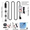 Immersion Water Heater, 1500W Portable Electric 304 Stainless Heaters with Guard Cover, Water Heater for Pool Bathtub -Heat 5 Gallons Water in Minutes