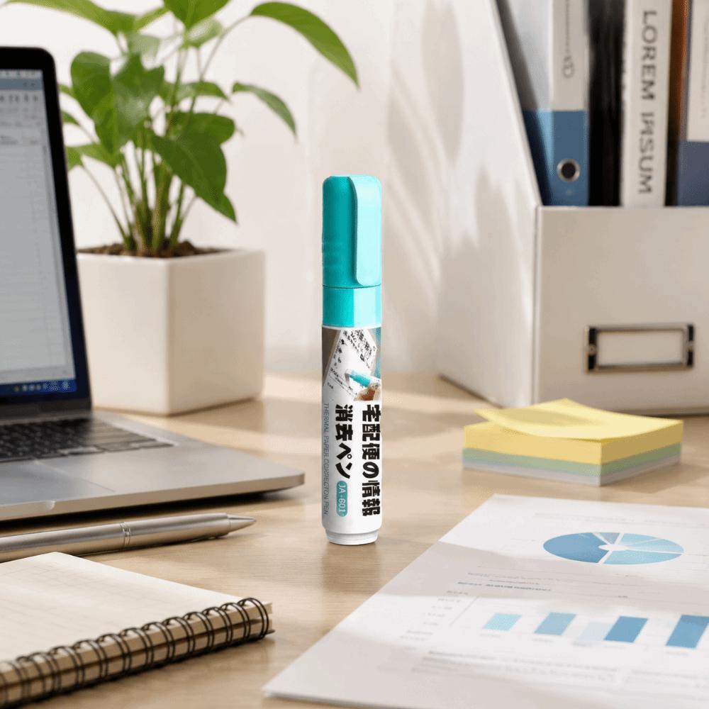 Portable Thermal Paper Erasing Pen Durable Shipping Labels Bills Pen Express Delivery Information